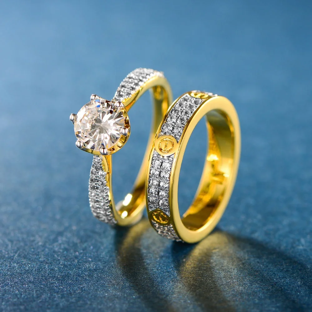 Hot sale colse ring fashion single row full of Gold-Plated rings Engagement Rings gift wedding unisex
Hot sale colse ring fashion single row full of Gold-Plated rings Engagement Rings gift wedding unisex