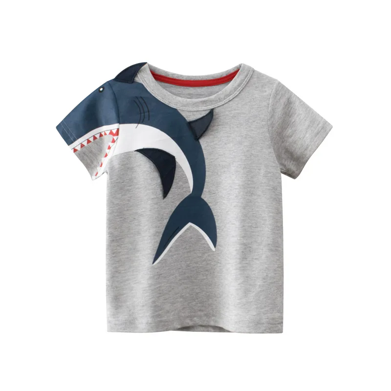 Children's Short Sleeve T-Shirt Cartoon Shark Print Graphic Boys Baby Casual Cotton T Shirts For Summer
Children's Short Sleeve T-Shirt Cartoon Shark Print Graphic Boys Baby Casual Cotton T Shirts For Summer