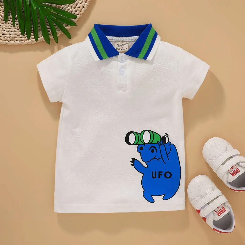 Fashion Design Cute Cotton Summer Casual Kid Boy Wears Toddler Shirts Cartoon Baby Top T Shirt Blouse
Fashion Design Cute Cotton Summer Casual Kid Boy Wears Toddler Shirts Cartoon Baby Top T Shirt Blouse