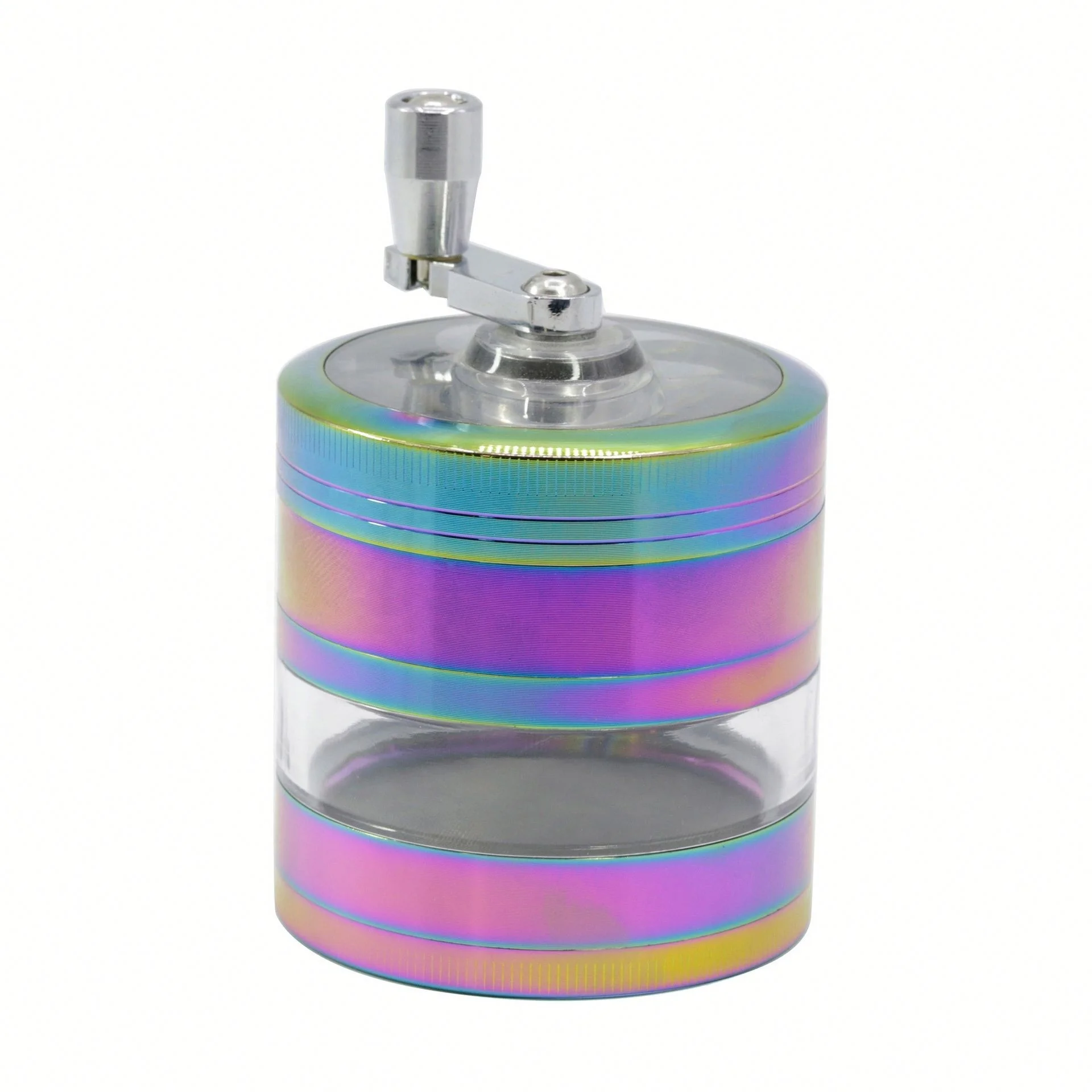 Colorful 4 Part Hand Crank Dry Herb Grinder Diameter Zinc Alloy Transparent Window Cigarette Grinder jhcentury, Picture
Colorful 4 Part Hand Crank Dry Herb Grinder Diameter Zinc Alloy Transparent Window Cigarette Grinder jhcentury, Picture