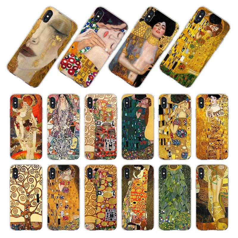 Gustav Klimt Soft Transparent Case For iPhone 5/6/7/8 Plus Xs Max TPU UV Printing Cover for iPhone 11/12 Pro Max SE 2020
Gustav Klimt Soft Transparent Case For iPhone 5/6/7/8 Plus Xs Max TPU UV Printing Cover for iPhone 11/12 Pro Max SE 2020
