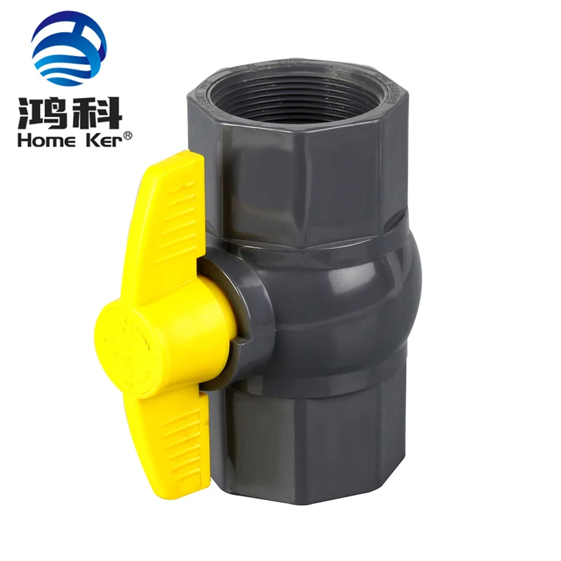 

Chinese Hot Sale Low Price 2 Inch Standard PVC Octagonal Ball Valve Plastic Pvc Ball Valve, Black