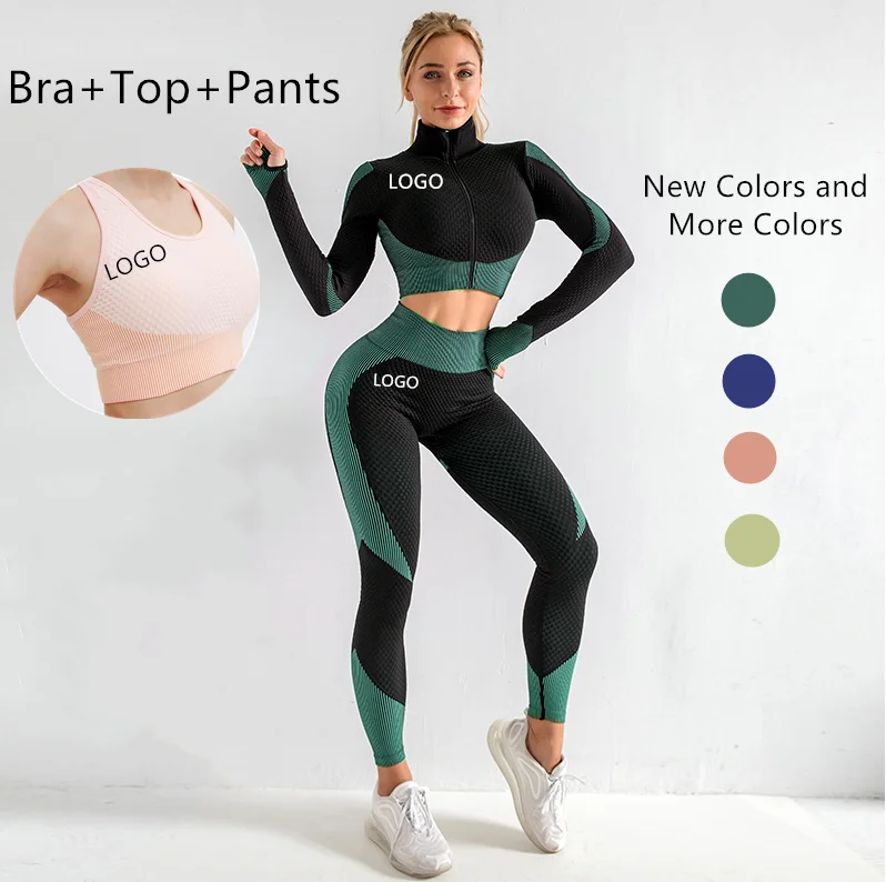Women Fitness Clothing Seamless Sports Cropped Top And Yoga Leggings Yoga Set Fitness & Yoga Wear
Women Fitness Clothing Seamless Sports Cropped Top And Yoga Leggings Yoga Set Fitness & Yoga Wear