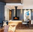 2020 new model wood burner and decorative hanging fireplace with cheap price