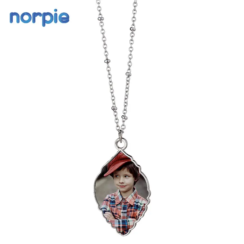 New Style Sublimation Blanks Metal Necklace Fashion Jewelry Pendant Necklace, White
New Style Sublimation Blanks Metal Necklace Fashion Jewelry Pendant Necklace, White