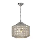 Hot sale Modern Crystal Indoor Decorative Chrome Iron Small Pendant Light