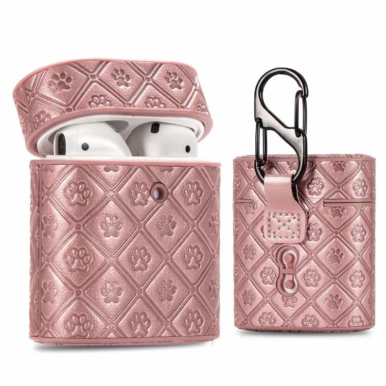 Leather Protective Airpod Case Cover Leather Case For Airpods 1/2