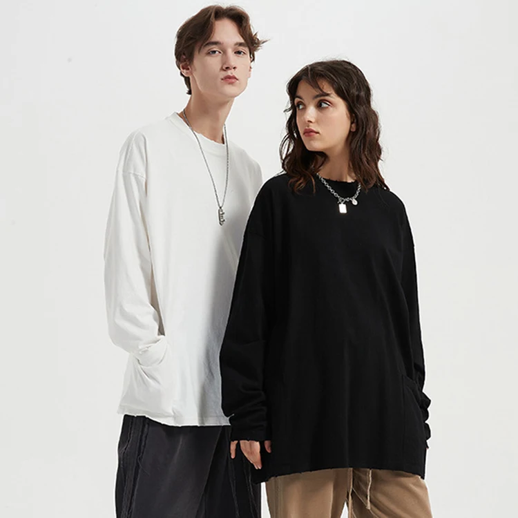 2021 Fashion Oversize Male Full Sleeve Casual Unisex Plain Round Neck Man Long Sleeve 100% Cotton O-neck Men's T-shirts 
2021 Fashion Oversize Male Full Sleeve Casual Unisex Plain Round Neck Man Long Sleeve 100% Cotton O-neck Men's T-shirts
