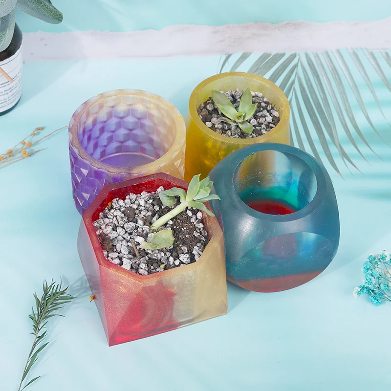 Drip Mold 4 Succulent Flowerpot Silicone Mold DIY Home Decoration Ornament Flower Pot Making Epoxy Resin Mold Jewelry
Drip Mold 4 Succulent Flowerpot Silicone Mold DIY Home Decoration Ornament Flower Pot Making Epoxy Resin Mold Jewelry