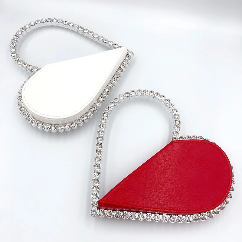 2021 designer luxury ladies fancy clutch purses diamond crystal women clutches bag heart shape evening bags, Black/silver/white/pink/golden/red
2021 designer luxury ladies fancy clutch purses diamond crystal women clutches bag heart shape evening bags, Black/silver/white/pink/golden/red