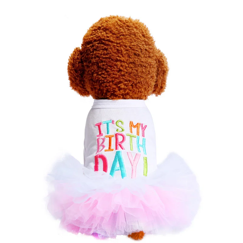 Dog Birthday Clothes Summer Dog Dress Tutu Skirt Princess Costume Cat Puppy Clothing Poodle Pomeranian Clothes
Dog Birthday Clothes Summer Dog Dress Tutu Skirt Princess Costume Cat Puppy Clothing Poodle Pomeranian Clothes
