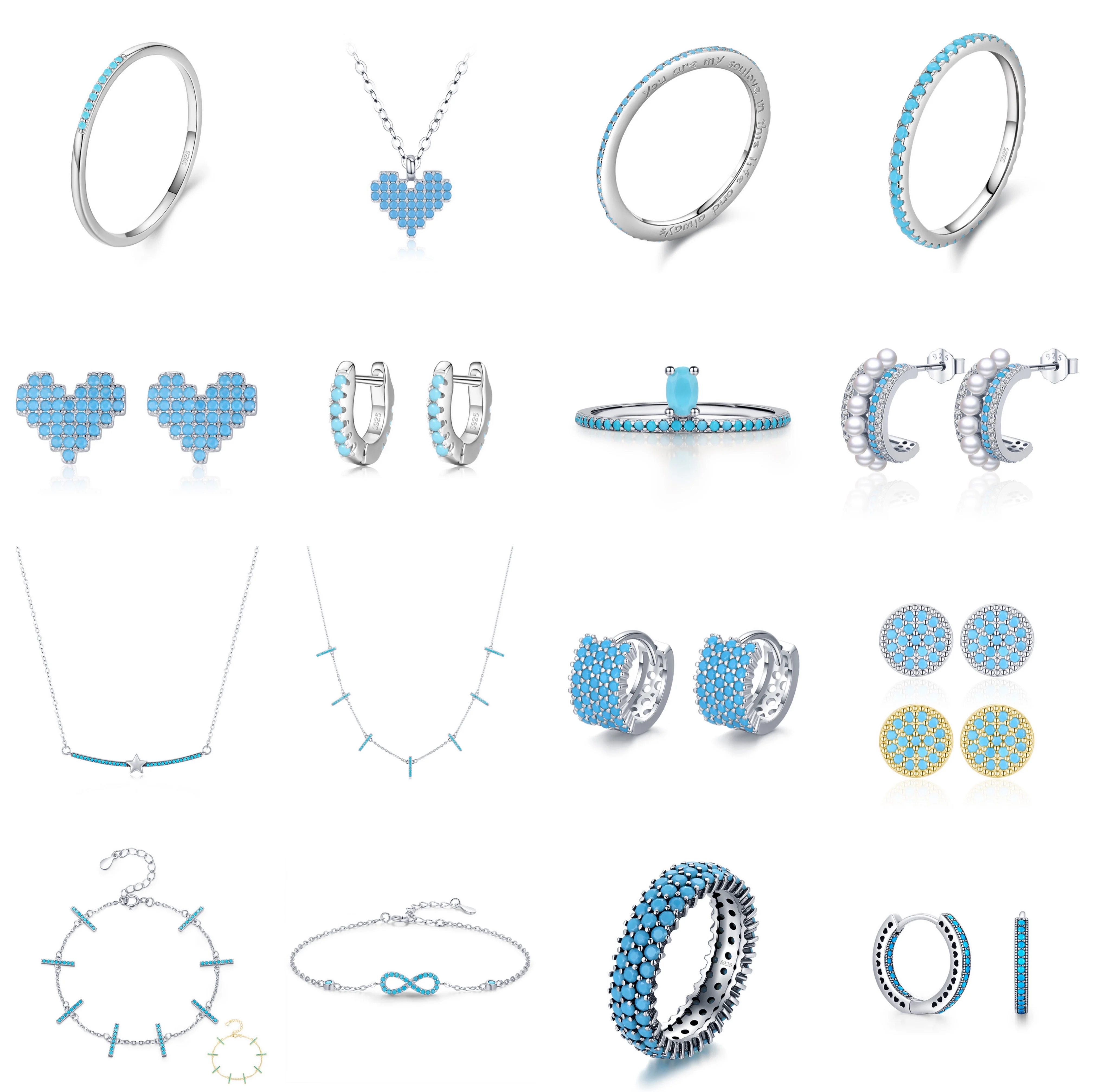 Turquoise Jewelry Wholesale Men Women 925 Sterling Silver Rings Necklace Earrings Genuine Real Turquoise Jewelry Sets
Turquoise Jewelry Wholesale Men Women 925 Sterling Silver Rings Necklace Earrings Genuine Real Turquoise Jewelry Sets