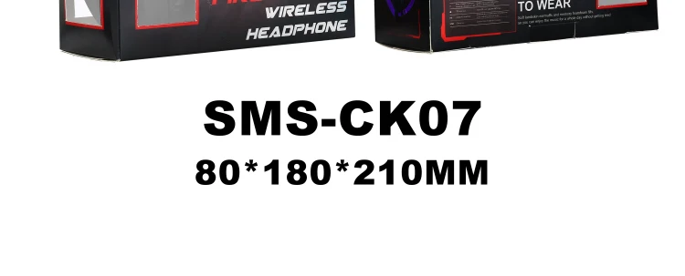 Somostel SMS-CK07 Wireless Headphone Fire Phenix Series With Listening FMBluetoothPlug-In-CardLine In Function - ANKUX.COM