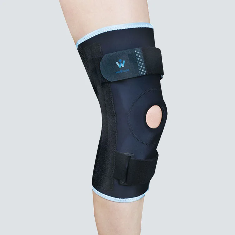 Wellcare 52030 sustentação do joelho com estadias para lesões ligamentares do joelho entorse e distensão na altura do joelho bandagem