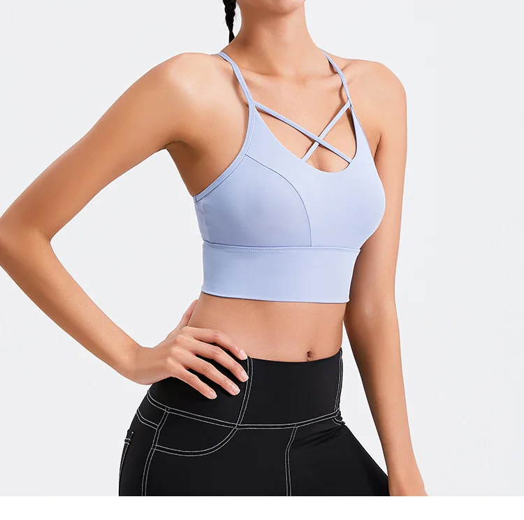 Women Sportswear Shockproof Bra Mesh Sexy Straps Fitness Bra Top With Padded Ladies Workout Training Running Wear Apparel
Women Sportswear Shockproof Bra Mesh Sexy Straps Fitness Bra Top With Padded Ladies Workout Training Running Wear Apparel