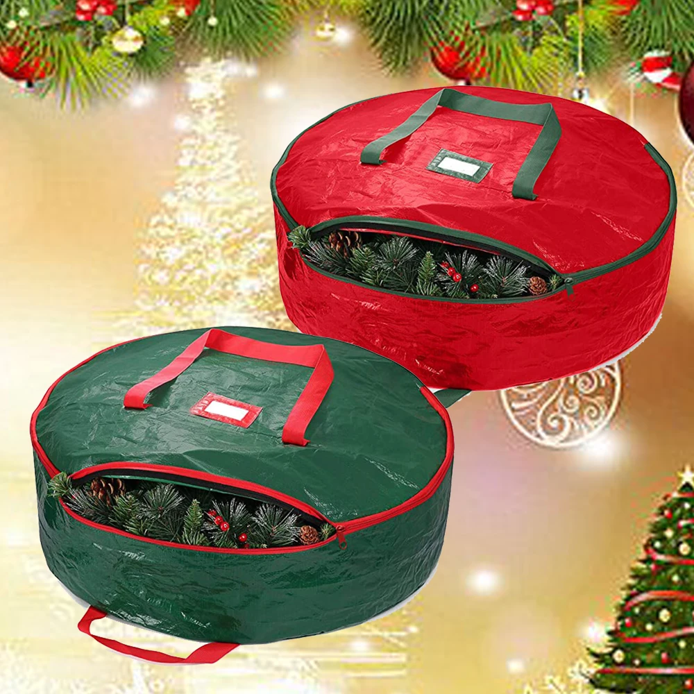 2021 hot selling Folding Christmas Wreath Storage Bag Waterproof Xmas Ornament Storage Case, Red, green
2021 hot selling Folding Christmas Wreath Storage Bag Waterproof Xmas Ornament Storage Case, Red, green