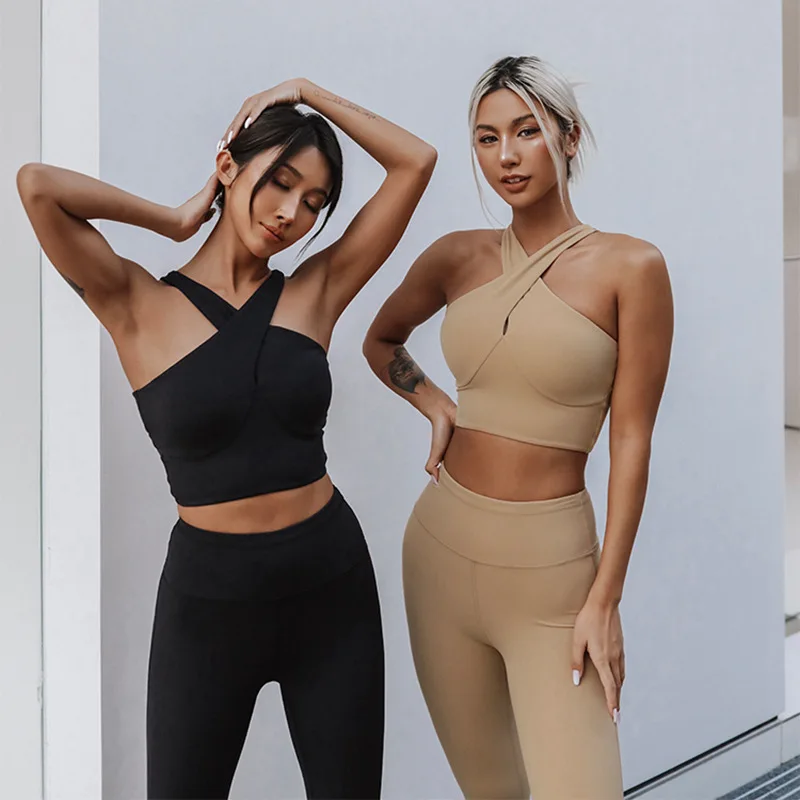 Cross strap high quality custom yoga bra padded breathable sports bra, 2 colors
Cross strap high quality custom yoga bra padded breathable sports bra, 2 colors