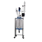 Glass Polymerization Batch Reactor 20 l For Lab