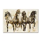 Canvas 260g Polyester Canvascanvas Animal Horses Decorative Paintings Printed Wall Art Home Decor Pictures On Canvas