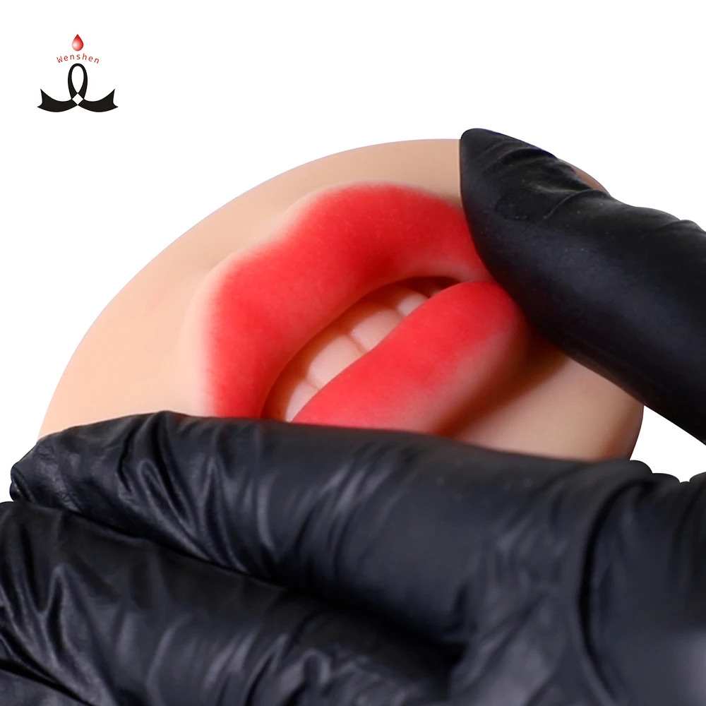 

Wenshen New Arrivals 5D Soft Lip Blushing Mold silicone permanent makeup practice skin