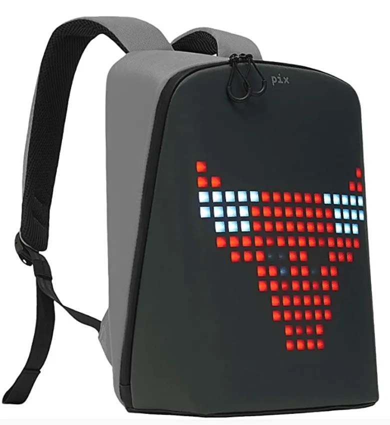 Stylish sport waterproof laptop smart LED backpack with power bank supply, Black/grey/blue/yellow/red
Stylish sport waterproof laptop smart LED backpack with power bank supply, Black/grey/blue/yellow/red