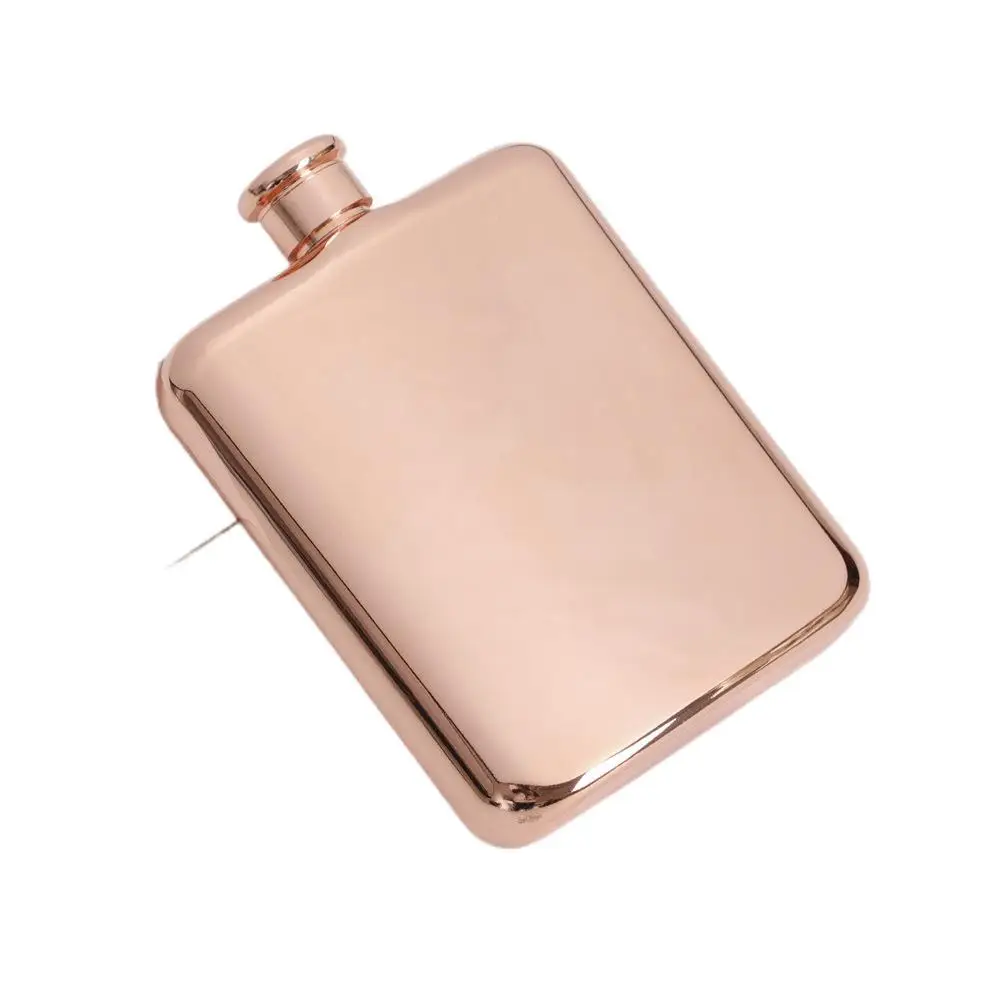 7 OZ Best Selling Product Stainless Steel Hip Flask with Silk Print Logo, Rose golden
7 OZ Best Selling Product Stainless Steel Hip Flask with Silk Print Logo, Rose golden