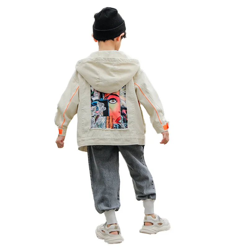 Boys' jackets autumn clothes, big children's spring and autumn Korean style handsome jackets
Boys' jackets autumn clothes, big children's spring and autumn Korean style handsome jackets