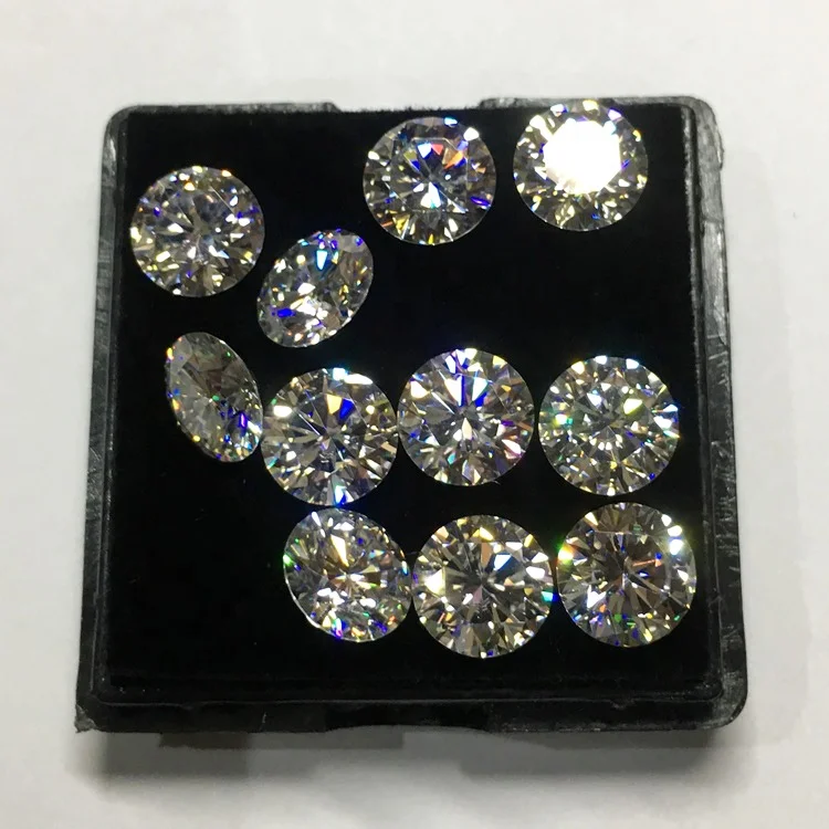 Factory wholesale price round cut moissanite diamond loose gems for ring jewelry, White color
Factory wholesale price round cut moissanite diamond loose gems for ring jewelry, White color
