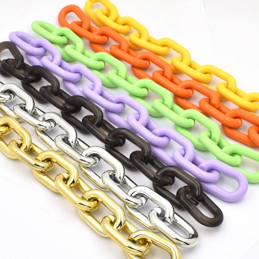 wholesale bag shoulder acrylic chain strap purse plastic chain for handbag, Customized
wholesale bag shoulder acrylic chain strap purse plastic chain for handbag, Customized