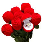 Factory hot sale Packaging Boxes Jewelry Rose Flower ring box