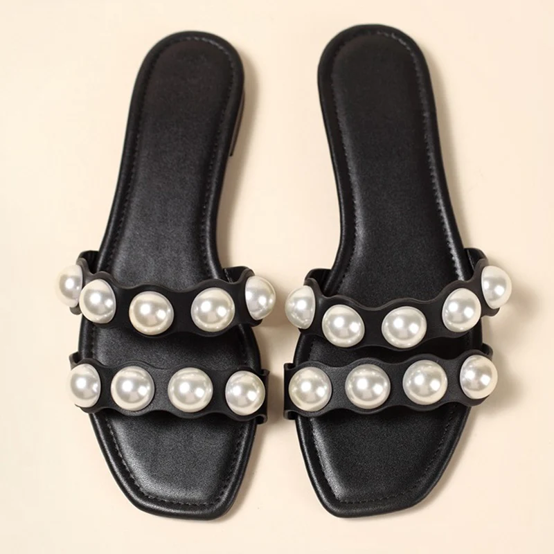 Slides 2021 Fashion pearl Women Slippers luxury PU slippers comfortable footwear for woman and lady, Black, beige, yellow, blue, red
Slides 2021 Fashion pearl Women Slippers luxury PU slippers comfortable footwear for woman and lady, Black, beige, yellow, blue, red