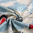 Lurex tela designer print printed polyester fabrics custom fabric printing