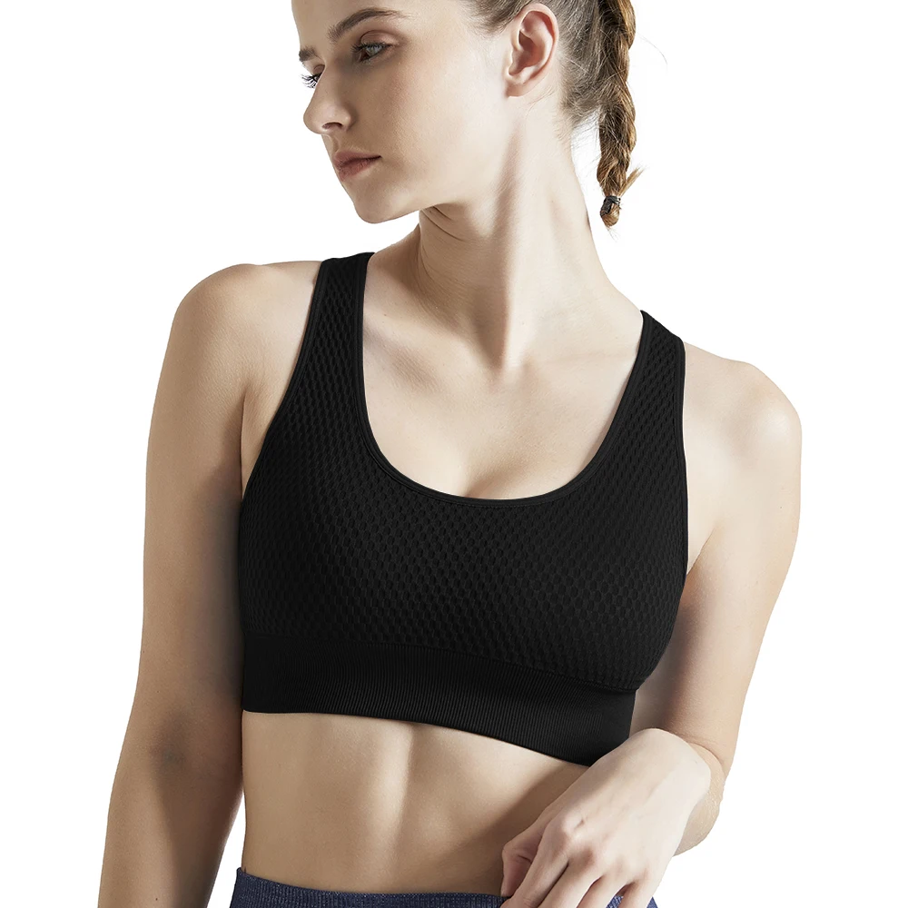 Women's Seamless Sports Bras-Padded High Impact Support Workout Bra Tops for Yoga Gym Fitness, 6 colors available or as customer's requirements
Women's Seamless Sports Bras-Padded High Impact Support Workout Bra Tops for Yoga Gym Fitness, 6 colors available or as customer's requirements