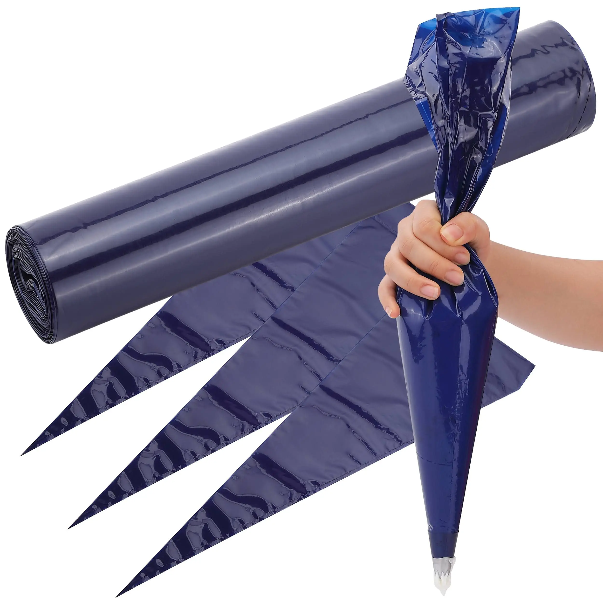 DUMO 22 pcs Large Disposable Piping Bags 21-inch Easy to Use Extra Thick Icing Bags for Cake and Dessert Decorations
DUMO 22 pcs Large Disposable Piping Bags 21-inch Easy to Use Extra Thick Icing Bags for Cake and Dessert Decorations