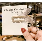 Elegant Rectangular / Square Silk Bow Alloy Rhinestone Hair Clip Women Clips Barrettes Crystal Hair Pins Hair Accessories