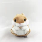 hot sale lifelike cute brown color hamster stuffed plush animal toy