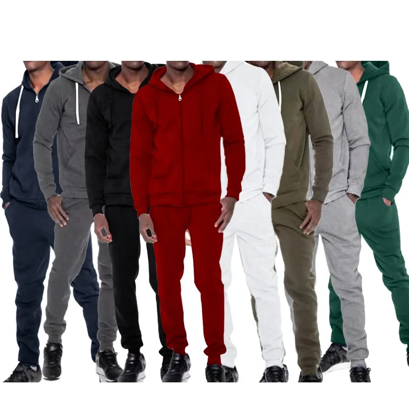 Drop shipping high quality men joggers suits set solid color sport wear men set hoodie plus size tracksuits for men jogging, Can provide different swatchbooks to choose colors
Drop shipping high quality men joggers suits set solid color sport wear men set hoodie plus size tracksuits for men jogging, Can provide different swatchbooks to choose colors