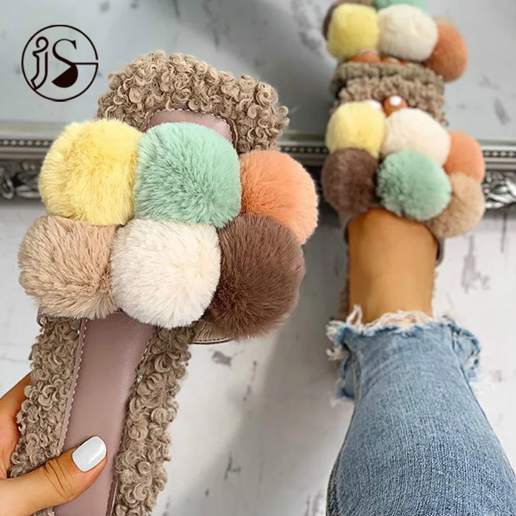 2021 Fashion furry slippers wholesale fancy autumn slides custom casual fluffy slippers, Picture
2021 Fashion furry slippers wholesale fancy autumn slides custom casual fluffy slippers, Picture