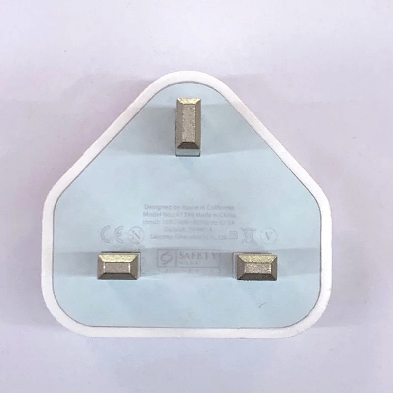 Mobile Phone Charger 1 USB Wall Charger Travel Fast Charging Adapter for iPhone 11 X 3 Pin UK Plug, White
Mobile Phone Charger 1 USB Wall Charger Travel Fast Charging Adapter for iPhone 11 X 3 Pin UK Plug, White