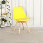 Best Selling Nordic Chair Modern Style PU Wood Legs Chairs Living Room Furniture For Leisure
