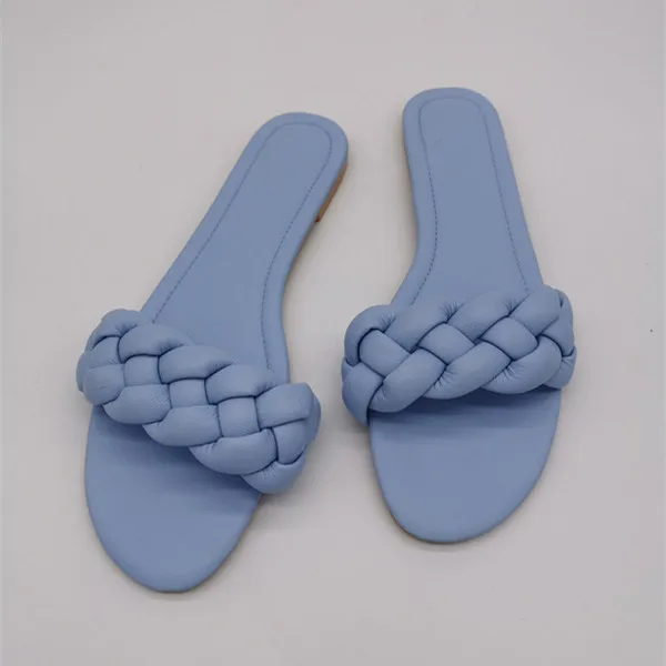 Factory Direct High Quality Pu leather Flat slippers for ladies Summer open toe slides women, Picture color
Factory Direct High Quality Pu leather Flat slippers for ladies Summer open toe slides women, Picture color