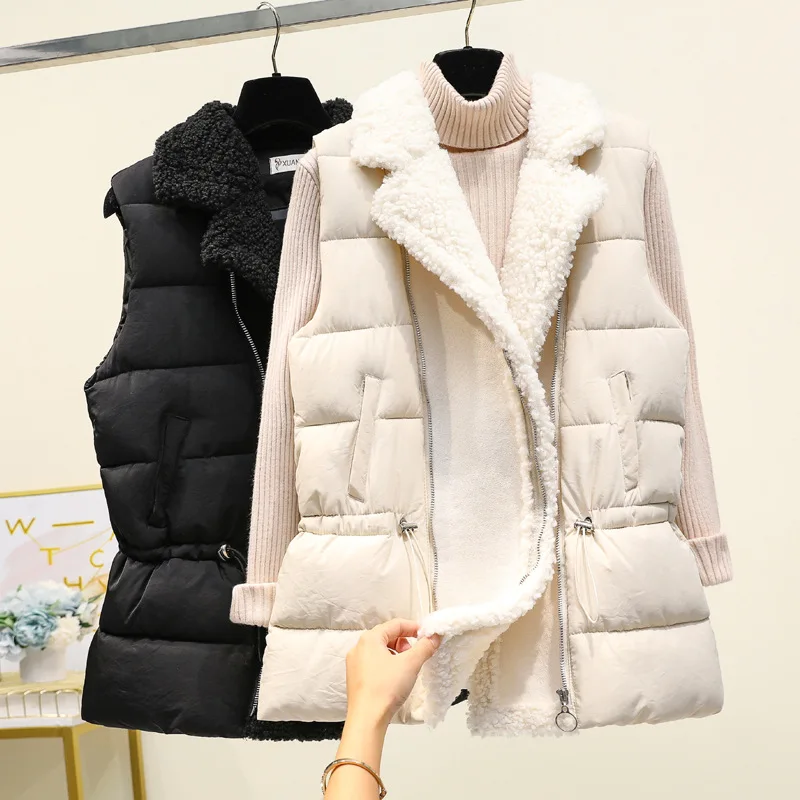 Europe And America 2020 Autumn And Winter Korean Version Loose Mid-length Lamb Wool Thick Plush Vest Vest Jacket, Picture
Europe And America 2020 Autumn And Winter Korean Version Loose Mid-length Lamb Wool Thick Plush Vest Vest Jacket, Picture