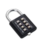 Lock Key High Quality Zinc Alloy 4 Digital Travel Luggage Lock Combination Padlock Key Lock