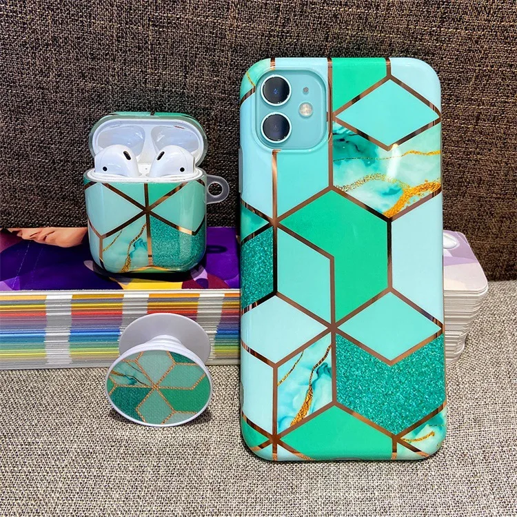 New 2020 Set Cover Soft Marble Phone Cases Earphone Cases Set 
New 2020 Set Cover Soft Marble Phone Cases Earphone Cases Set