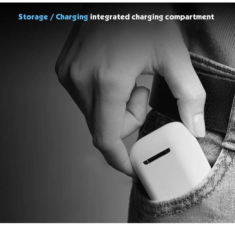 i888 TWS Blue tooth 5.0 Earbuds i7s TWS Earphones Touch Control Wireless Charging Binaural Calling Headphones - ANKUX.COM