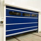 2020 2.5M/S Fast Rolling Automatic Radar Sensor PVC High Speed Rolling Plastic Roller Door Shutter Prices