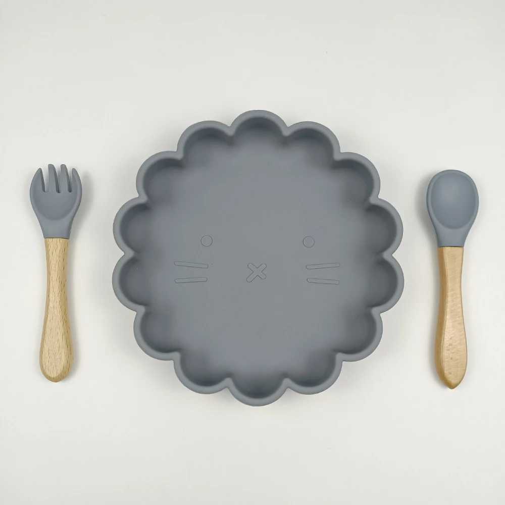 Food Grade Silicone New Arrival Non toxic silicone plate for kids Baby silicone Cute Lion plate, Customized color
Food Grade Silicone New Arrival Non toxic silicone plate for kids Baby silicone Cute Lion plate, Customized color
