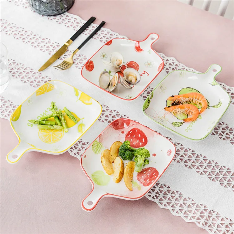 Good quality cherry pattern eco friendly custom plates serving platters ceramic dinner steak plates for restaurants, Customized color
Good quality cherry pattern eco friendly custom plates serving platters ceramic dinner steak plates for restaurants, Customized color