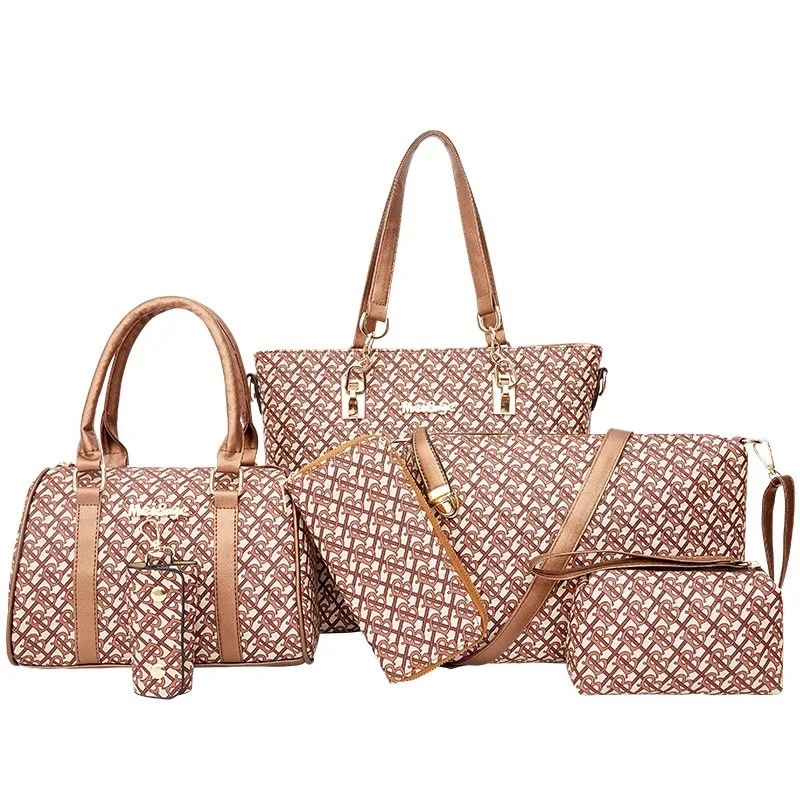 OEM branded lady fashion 6pcs waterproof hand bag women PU leather handbag sets, White, red, black, blue, brown
OEM branded lady fashion 6pcs waterproof hand bag women PU leather handbag sets, White, red, black, blue, brown