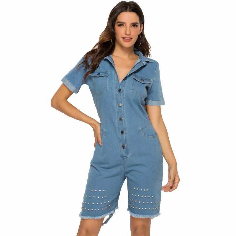 FREE SAMPLE JHTH 2021 new summer denim jumpsuit with nails and self-cultivation ripped sexy jumpsuit
FREE SAMPLE JHTH 2021 new summer denim jumpsuit with nails and self-cultivation ripped sexy jumpsuit